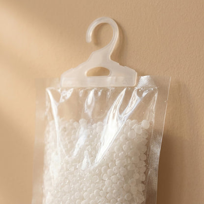 Dampdrop™ Hanging Dehumidifier Bag, material and detail close-up