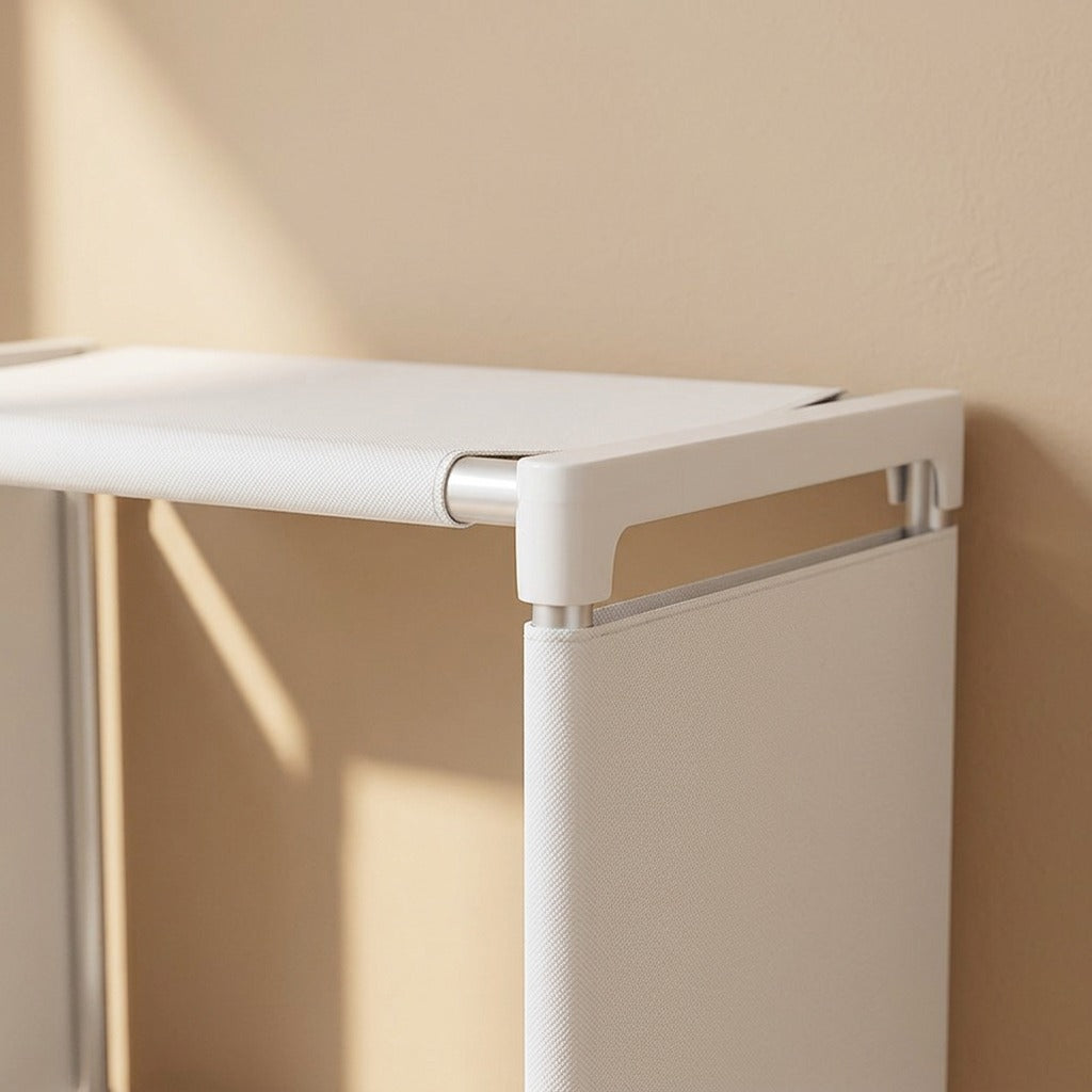 Shelfstore™ Metal Bookshelf Storage Rack, material and detail close-up