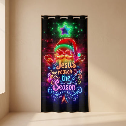 Doorcheer™ Christmas Santa Claus Door Curtain