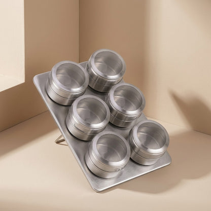 Steelseason™ Magnetic Stainless Steel Seasoning Jar