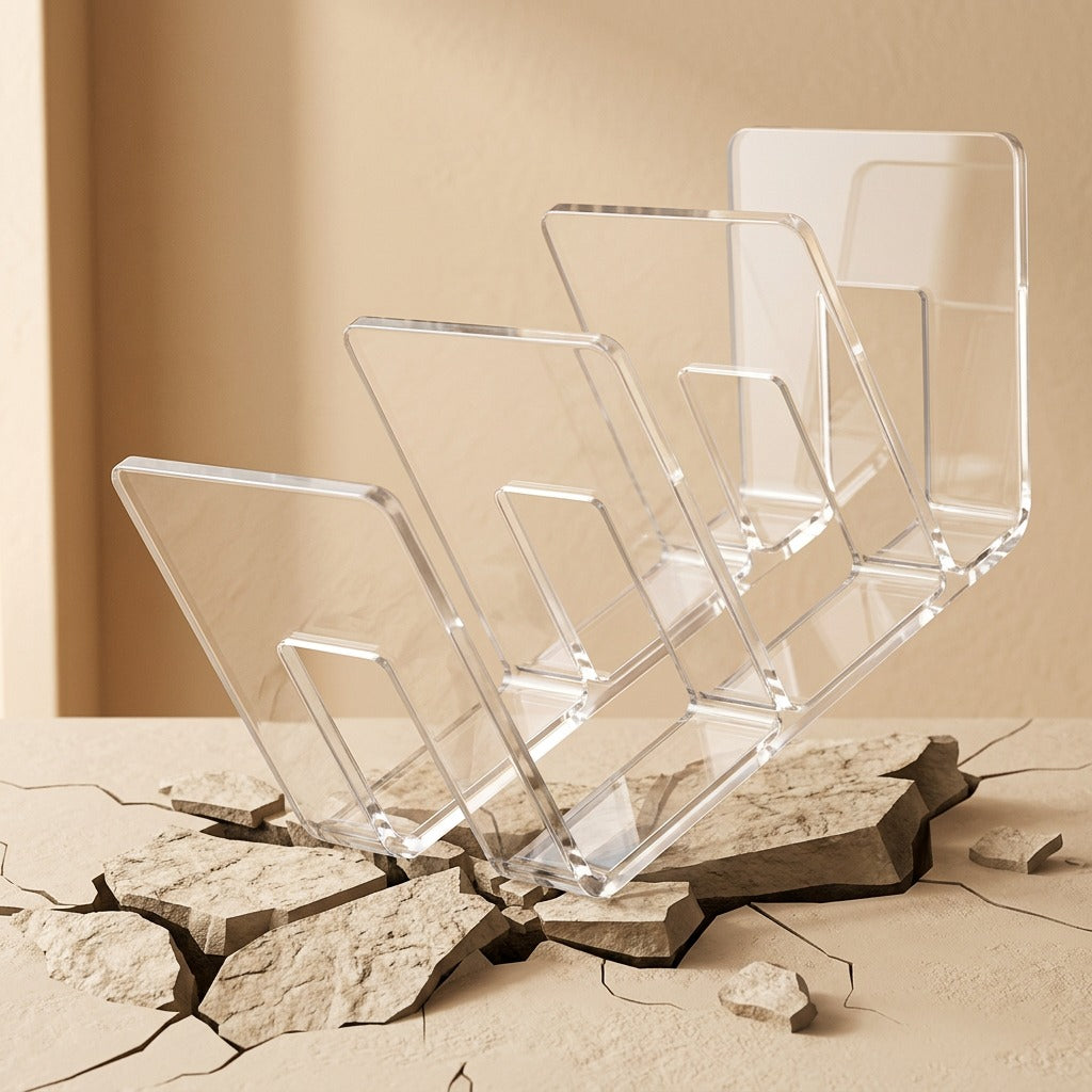 Bookease™ Plastic Desktop Book Stand, material and detail close-up