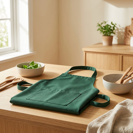 Rainweft™ Oxford Cloth Waterproof Apron in a calm home setting