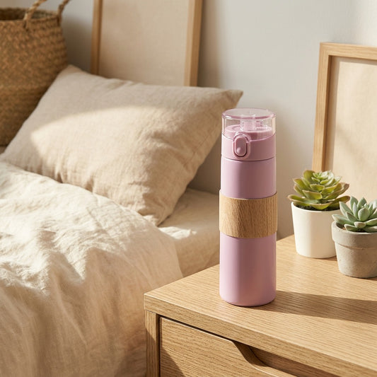 Pocketwarm™ 304 Stainless Steel Pocket Thermos Cup in a calm home setting