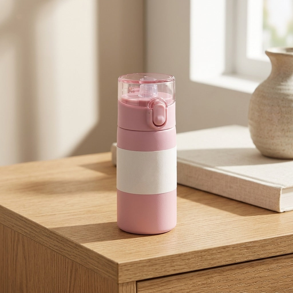 Pocketwarm™ 304 Stainless Steel Pocket Thermos Cup, styled close view