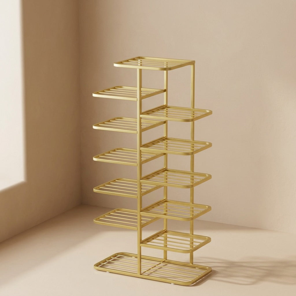 Shoestep™ Metal Staggered Shoe Rack