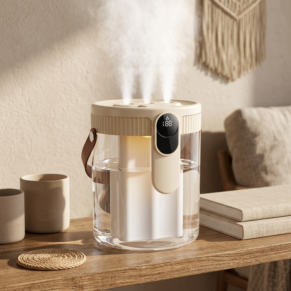 Columnmist™ Columnar USB Humidifier, styled close view