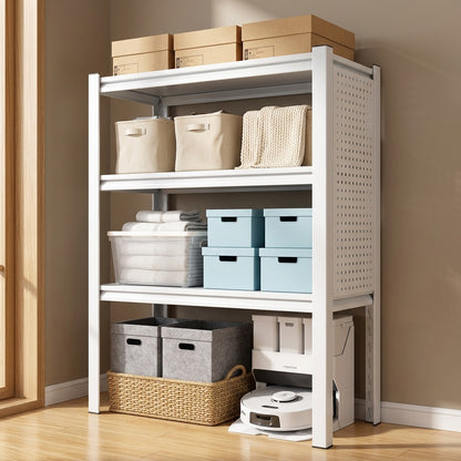 Floorrack™ Metal Floor-Standing Storage Rack, styled close view