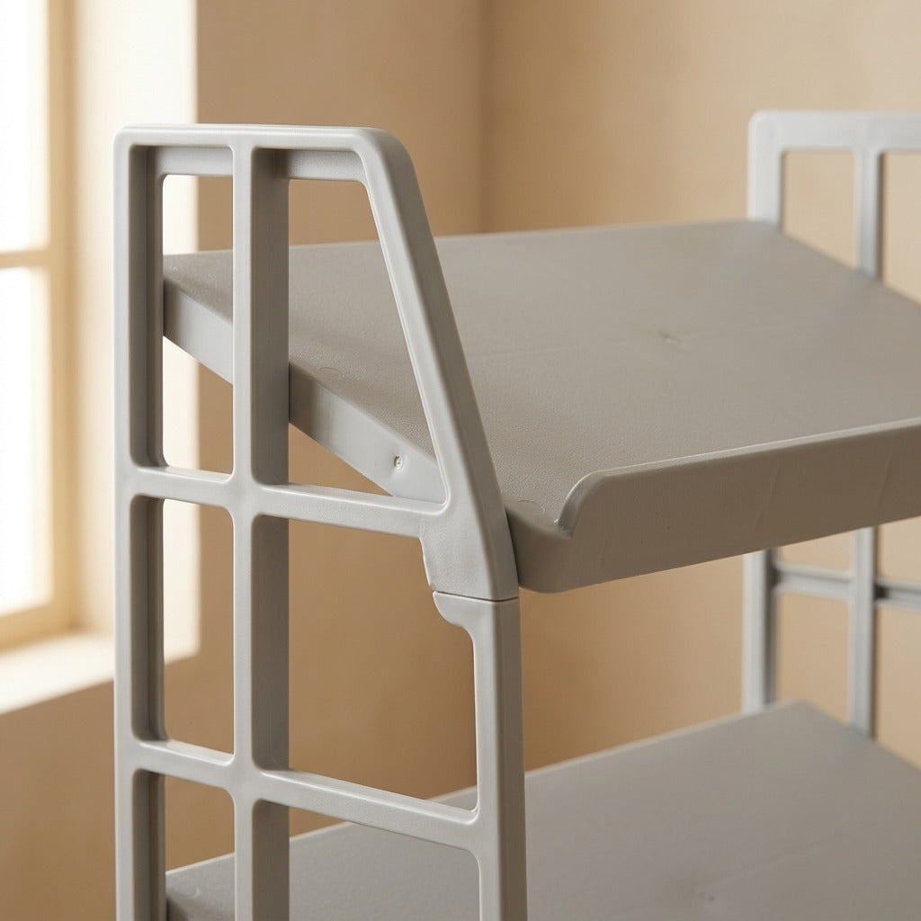 Bookgrove™ Plastic Floor-Standing Bookshelf, material and detail close-up