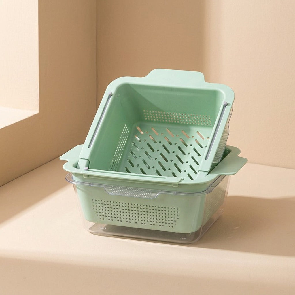 Rinsquare™ Square Plastic Vegetable Washing Basket