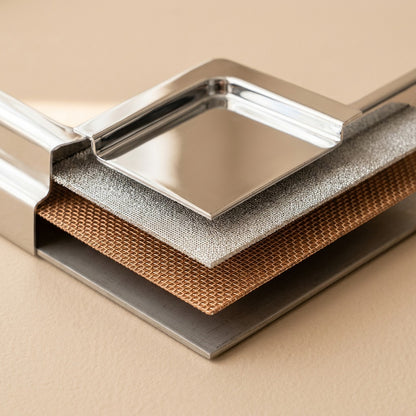 Rackdrain™ Stainless Steel Dish Rack, material and detail close-up