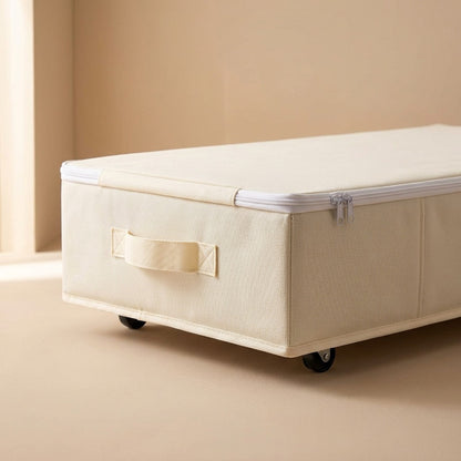 Bedstow™ Oxford Cloth Under-Bed Storage Box, material and detail close-up