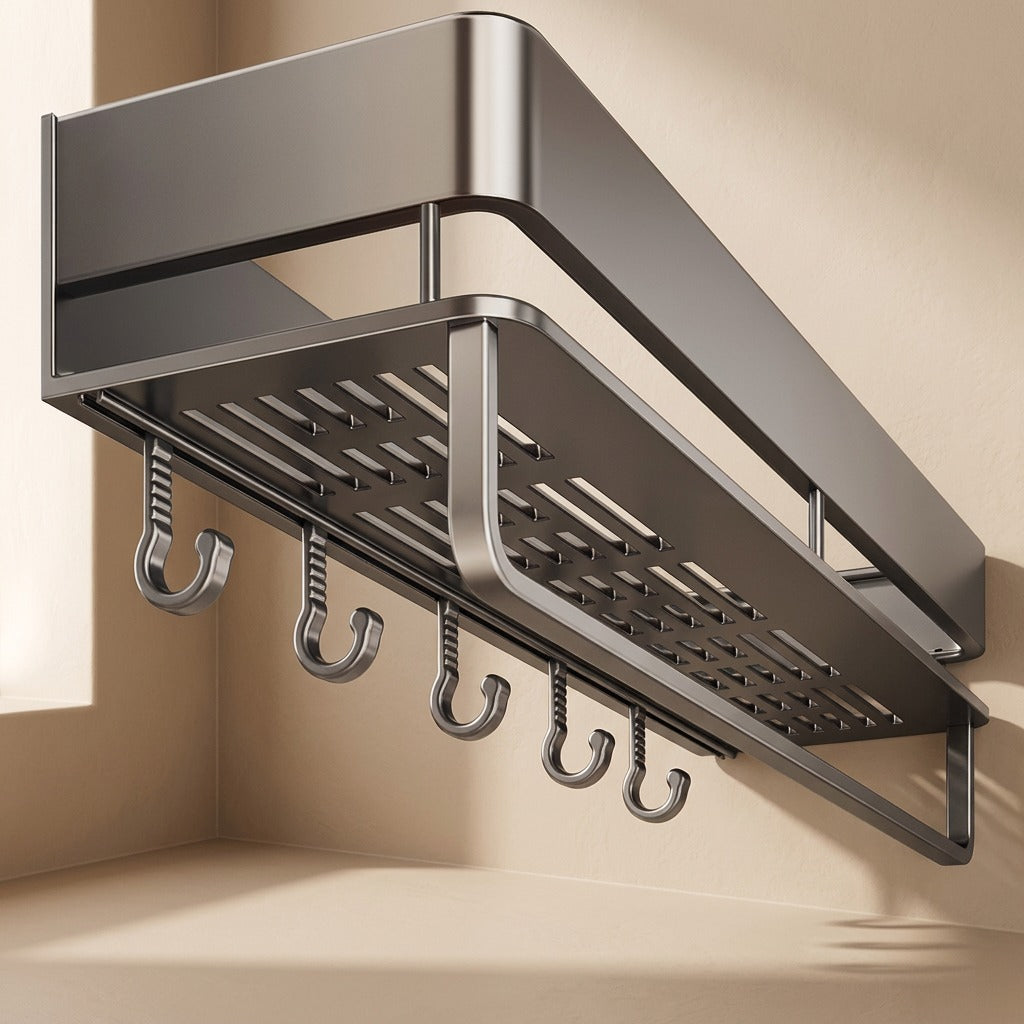 Steelstore™ Carbon Steel Bathroom Storage Rack