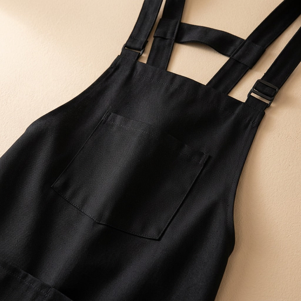 Markwear™ Customized Logo Printed Apron, material and detail close-up