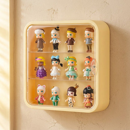 Blindstash™ Wall-Mounted Blind Box Storage Box, material and detail close-up