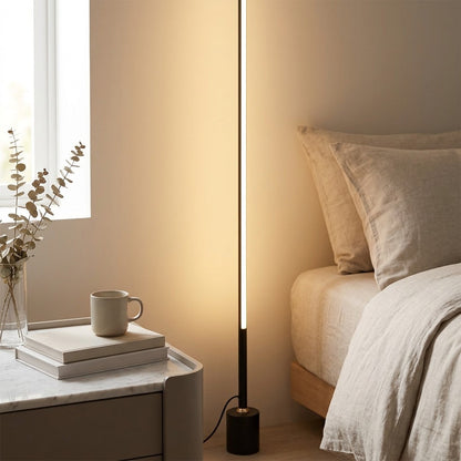 Lightstem™ LED Floor Lamp With PVC Body, styled close view