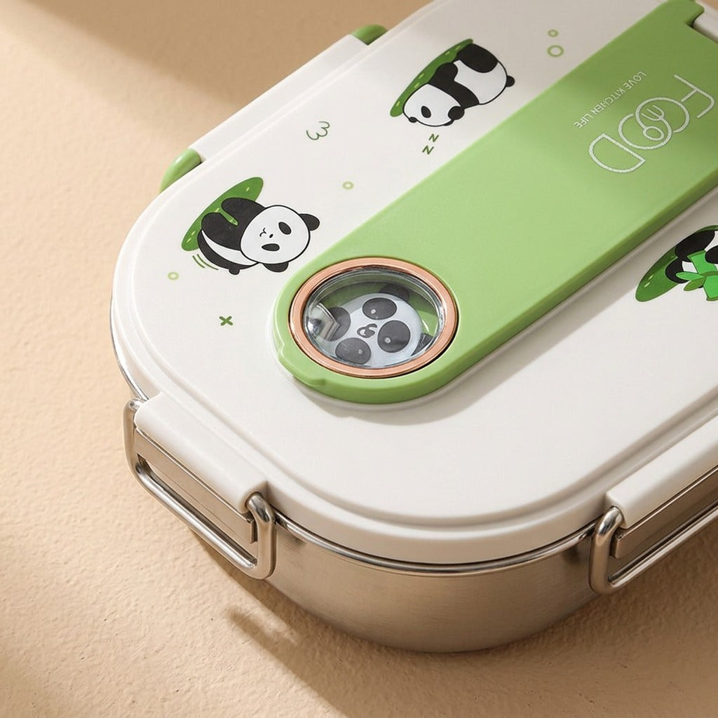 Alloymeal™ 316 Stainless Steel Lunch Box, material and detail close-up