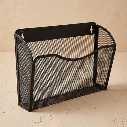 Meshsort™ Metal Mesh File Storage Rack, material and detail close-up