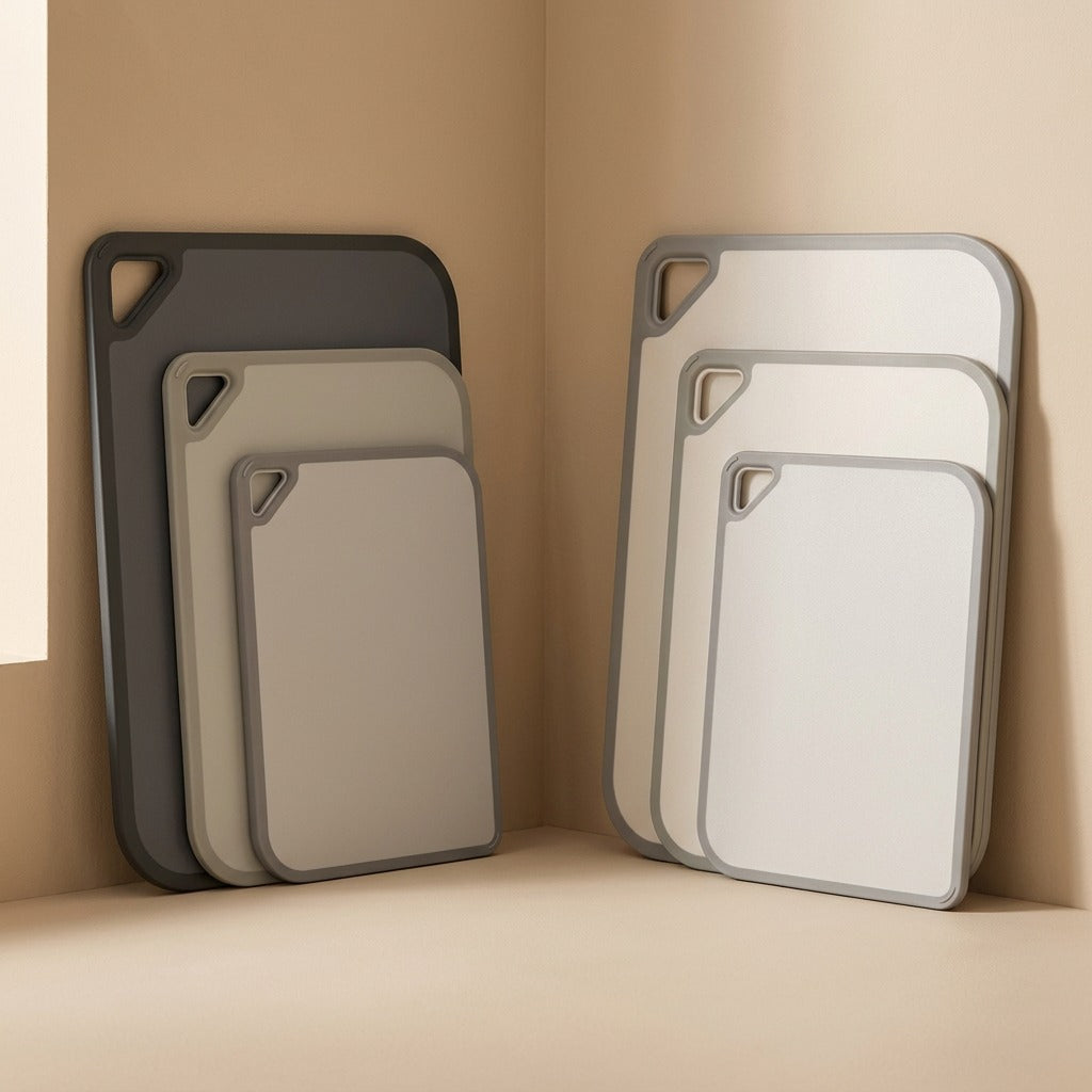 Dualprep™ Plastic Double-Sided Cutting Board