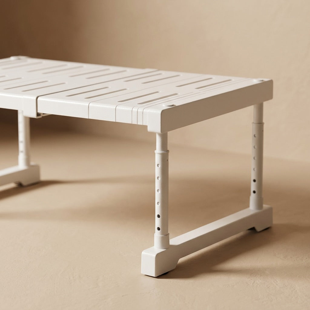 Flexshelf™ Adjustable Carbon Steel Storage Rack, material and detail close-up