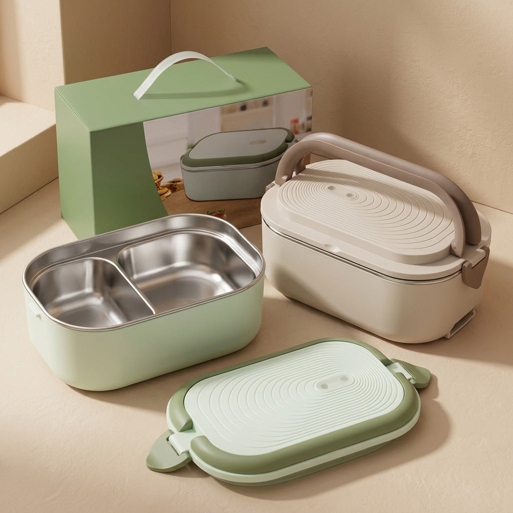 Mealheat™ Stainless Steel Electric Lunch Box