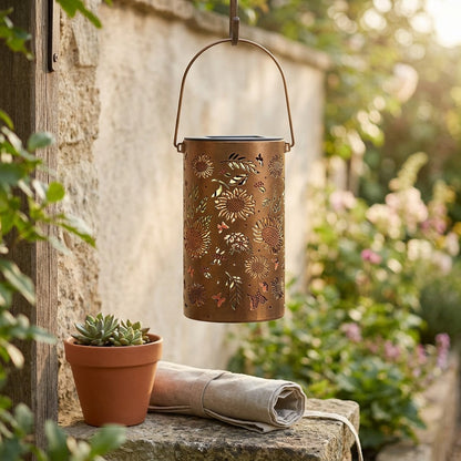 Solarbloom™ Solar Sunflower Garden Light, styled close view