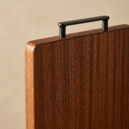 Ebonychop™ Ebony Wood Cutting Board, material and detail close-up