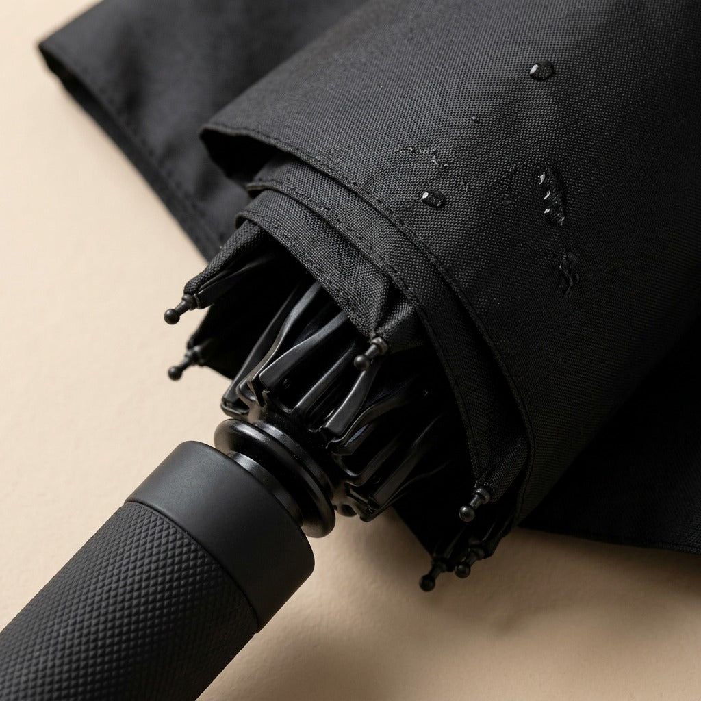 Sunpocket™ Folding UV Sun Umbrella, material and detail close-up