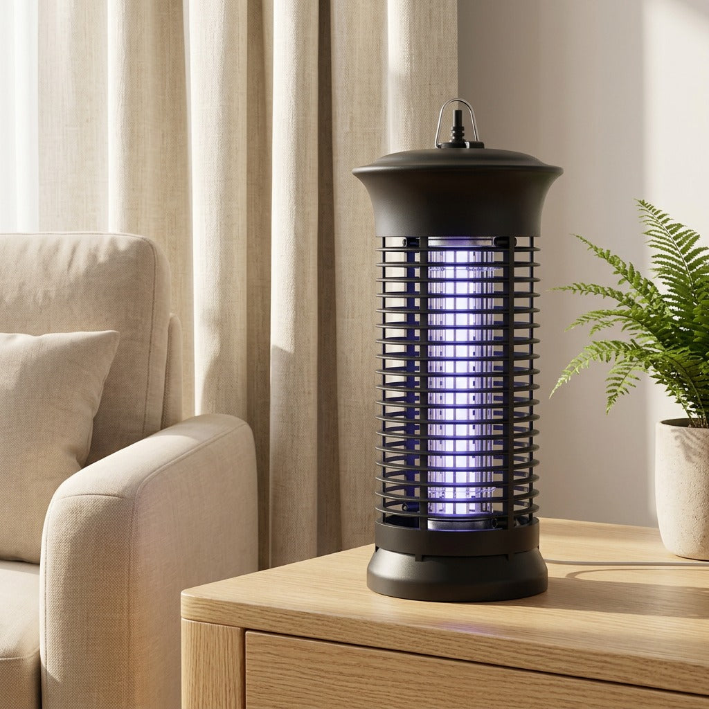 Buglamp™ 6W Electric Mosquito Killer Lamp in a calm home setting