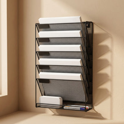 Fileladder™ Five-Layer Metal Wall File Rack