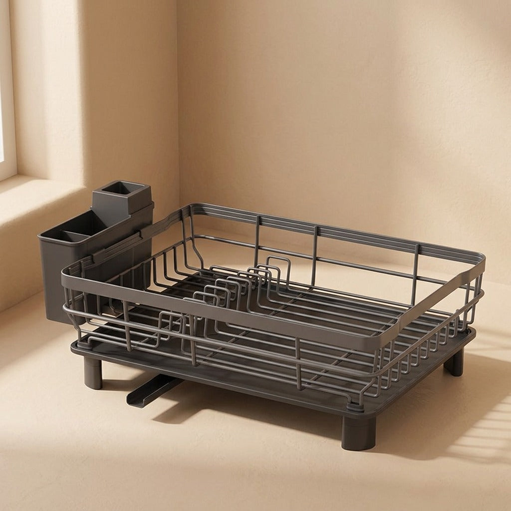 Dishrise™ Iron Single-Layer Dish Rack