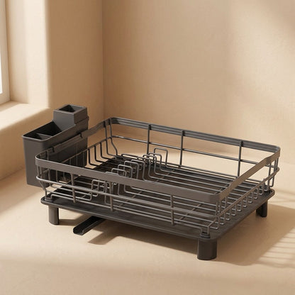 Dishrise™ Iron Single-Layer Dish Rack