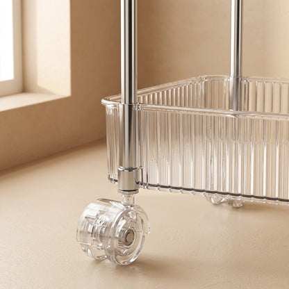 Clearledge™ Transparent Acrylic Storage Rack, material and detail close-up