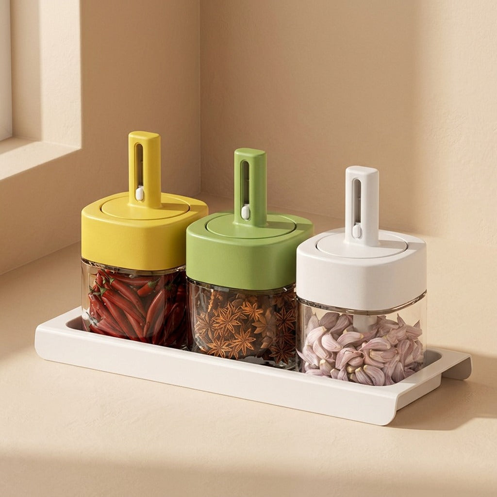Herbduo™ Glass Seasoning Box Set