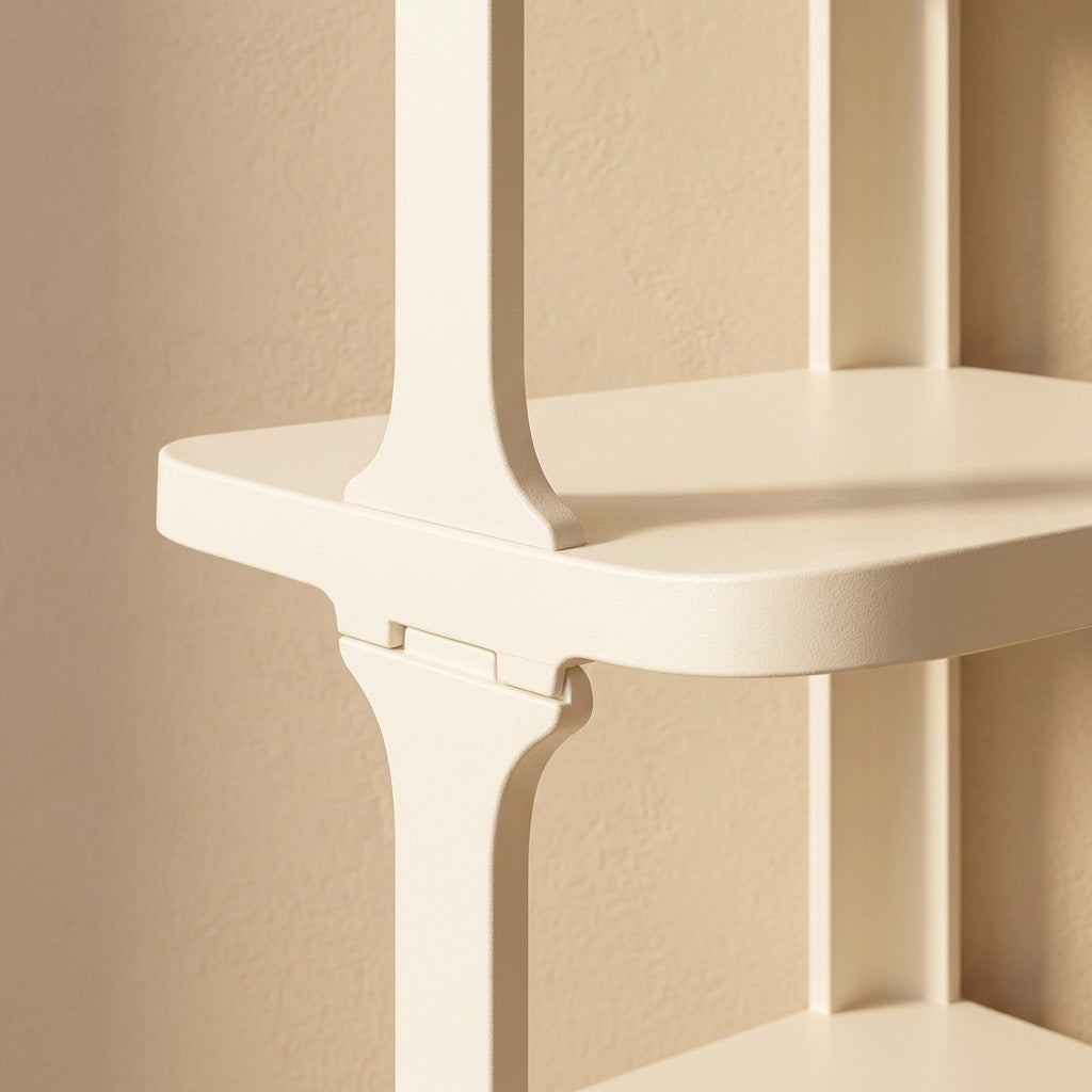 Shoeledge™ 9-Layer Plastic Shoe Rack, material and detail close-up