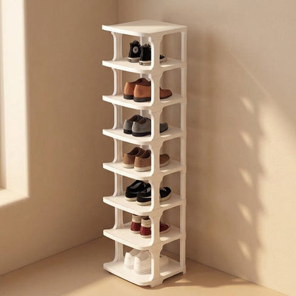 Shoeledge™ 9-Layer Plastic Shoe Rack