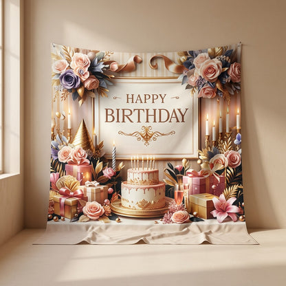 Partyframe™ Polyester Party Banner Backdrop