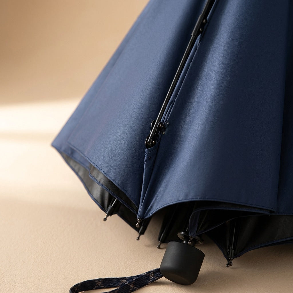 Logoshade™ Logo Advertising Folding Umbrella, material and detail close-up