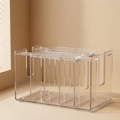 Bookstretch™ Retractable Five-Column Desktop Bookshelf, material and detail close-up