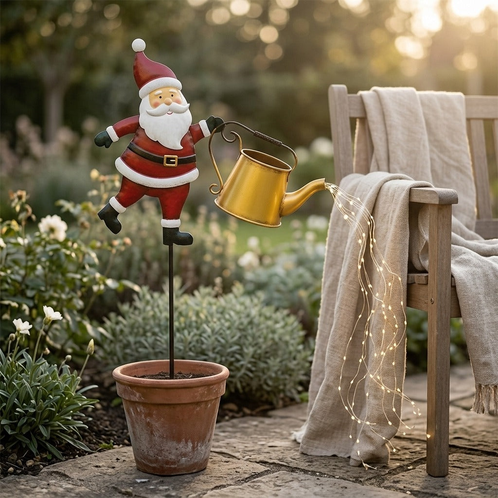 Gardenglow™ Solar Outdoor Garden Night Light, styled close view
