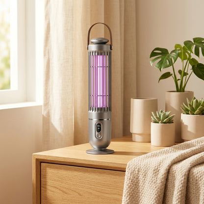 Nightzap™ Electric Mosquito Killer Night Light in a calm home setting