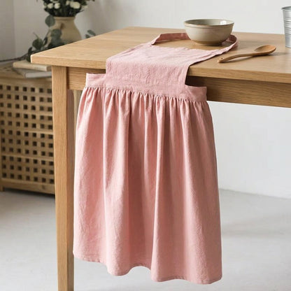 Cottonbib™ Pure Cotton Sleeveless Apron, styled close view