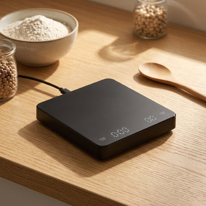 Pinchweigh™ 3kg Electronic Kitchen Scale, styled close view