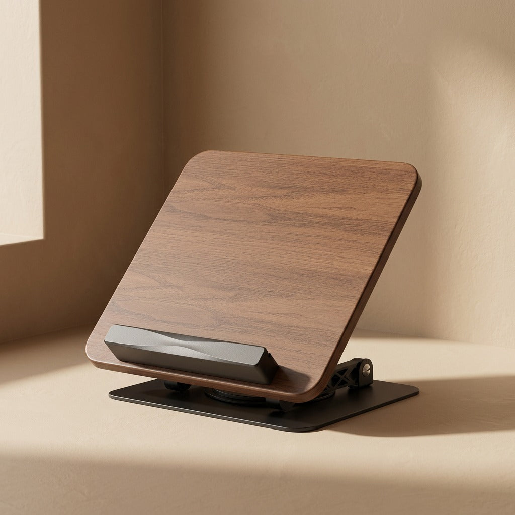 Walnutilt™ Walnut Adjustable Reading Stand