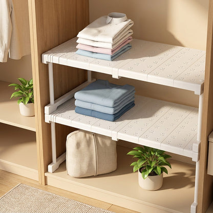 Shelfslide™ Retractable Carbon Steel Cabinet Shelf in a calm home setting