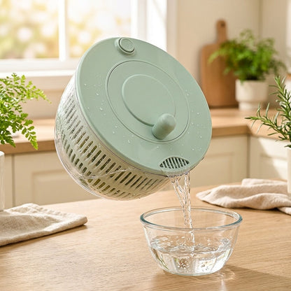 Chopdrain™ ABS Vegetable Cutter and Draining Basket in a calm home setting