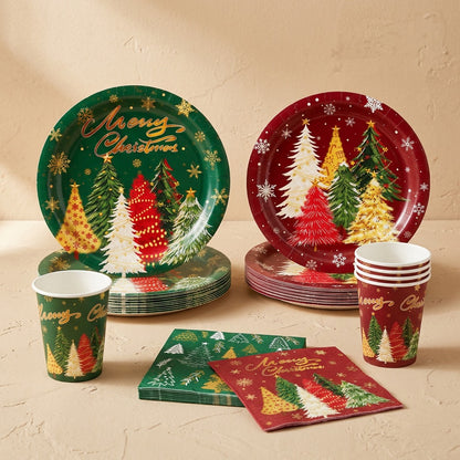 Treetrim™ Christmas Tree Paper Party Supplies, material and detail close-up