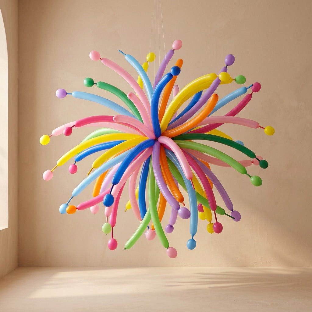Festifloat™ Long Latex Birthday Balloons