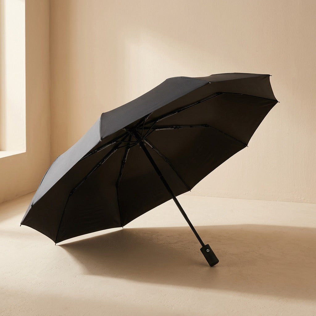 Rainshade™ Black Rubber Advertising Umbrella