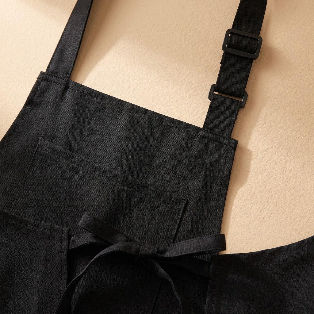 Printwear™ Large Polyester Printed Logo Advertising Apron, material and detail close-up