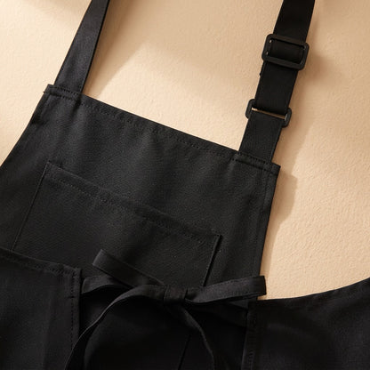 Printwear™ Large Polyester Printed Logo Advertising Apron, material and detail close-up
